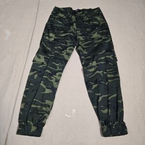 OAT New York Camo Utility Jogger Cargo Pant 28 Relaxed Fit Six Pockets Unisex